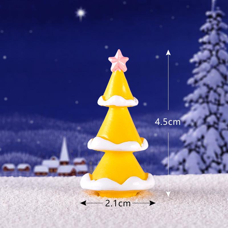 Tiểu cảnh người tuyết và ông bà Noel, trang trí Noel mini (TZC-230)