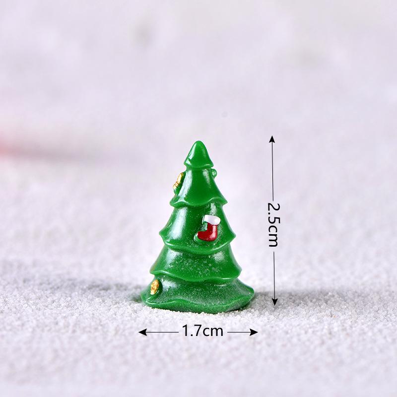 Ông già Noel, người tuyết và tàu hỏa, phụ kiện Noel mini (TZC-34)