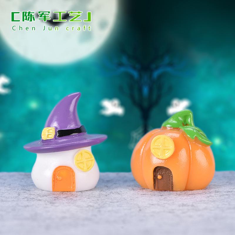 Tiểu cảnh bí ngô, ma cà rồng, Halloween móc khóa (TZC-69)