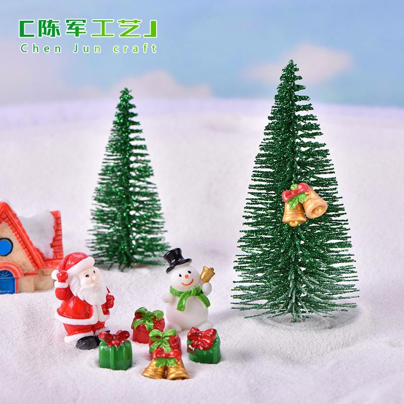 Tiểu cảnh cây thông Noel, trang trí tiểu cảnh và sa bàn (TZC-426)