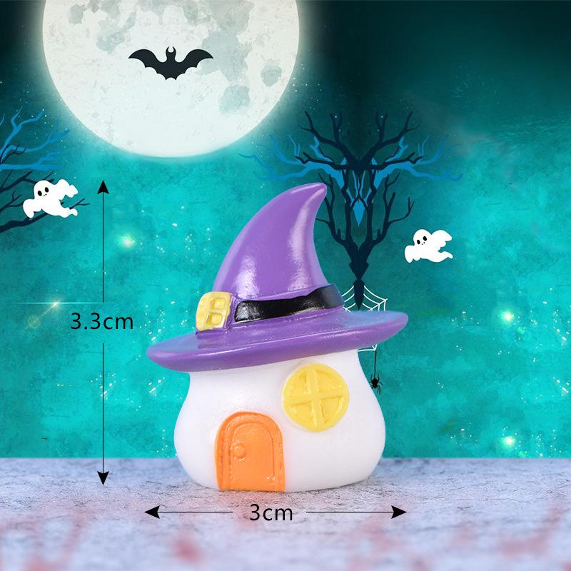 Tiểu cảnh bí ngô, ma cà rồng, Halloween móc khóa (TZC-69)