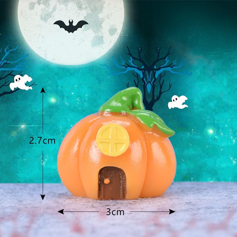 Tiểu cảnh bí ngô, ma cà rồng, Halloween móc khóa (TZC-69)