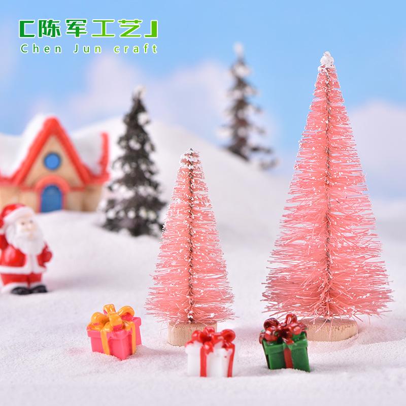 Tiểu cảnh cây thông Noel, trang trí tiểu cảnh và sa bàn (TZC-426)