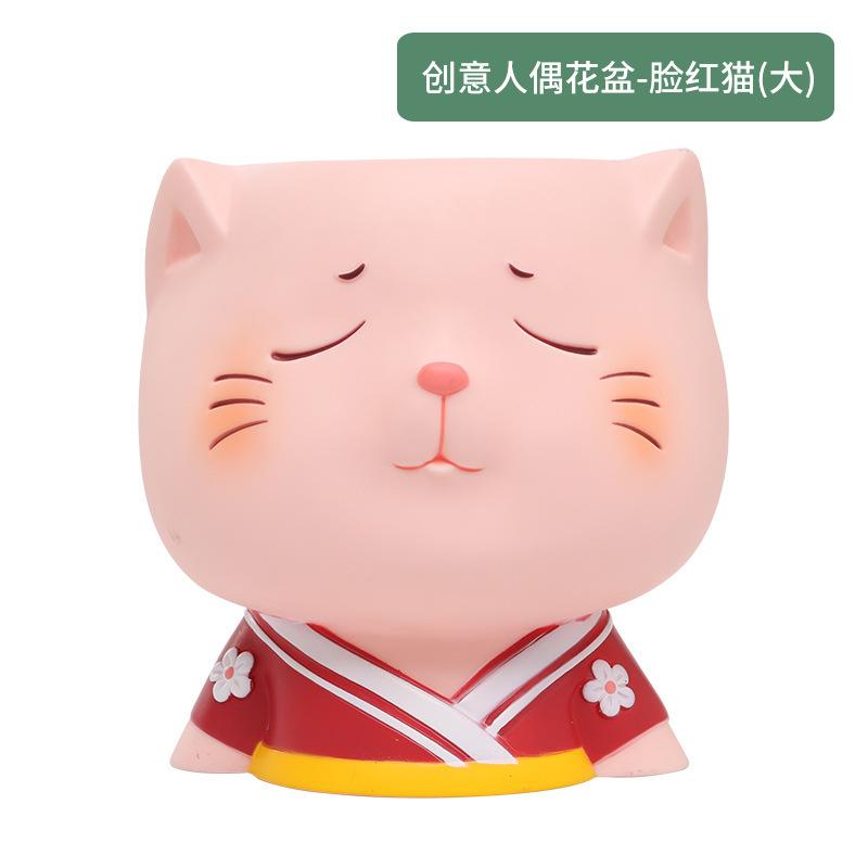 Chậu cây mọng nước hình nai con resin, đồ trang trí bánh kem, xe hơi và bàn làm việc (RG-160)