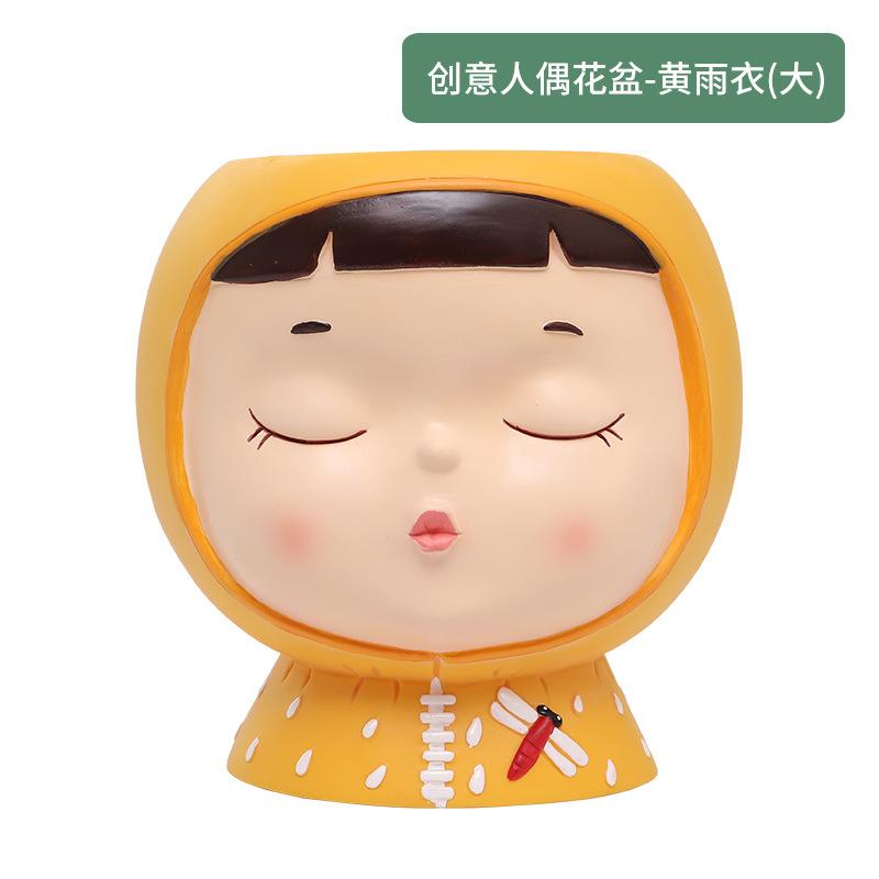 Chậu cây mọng nước hình nai con resin, đồ trang trí bánh kem, xe hơi và bàn làm việc (RG-160)