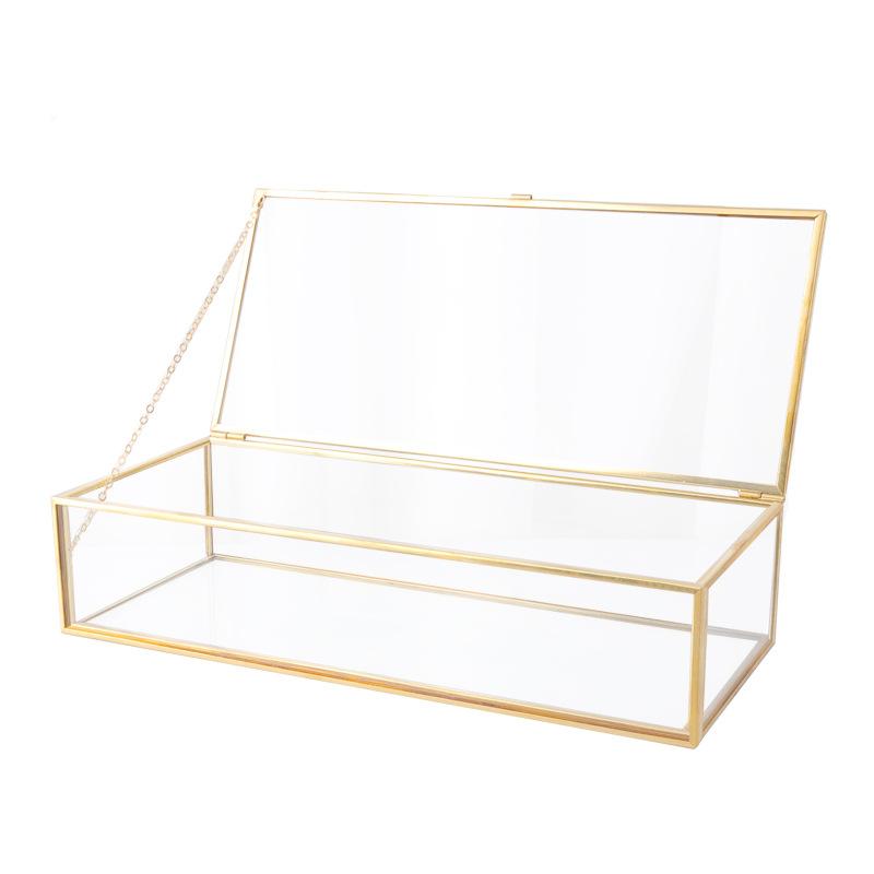Hộp kính trang sức viền vàng (DG-27)