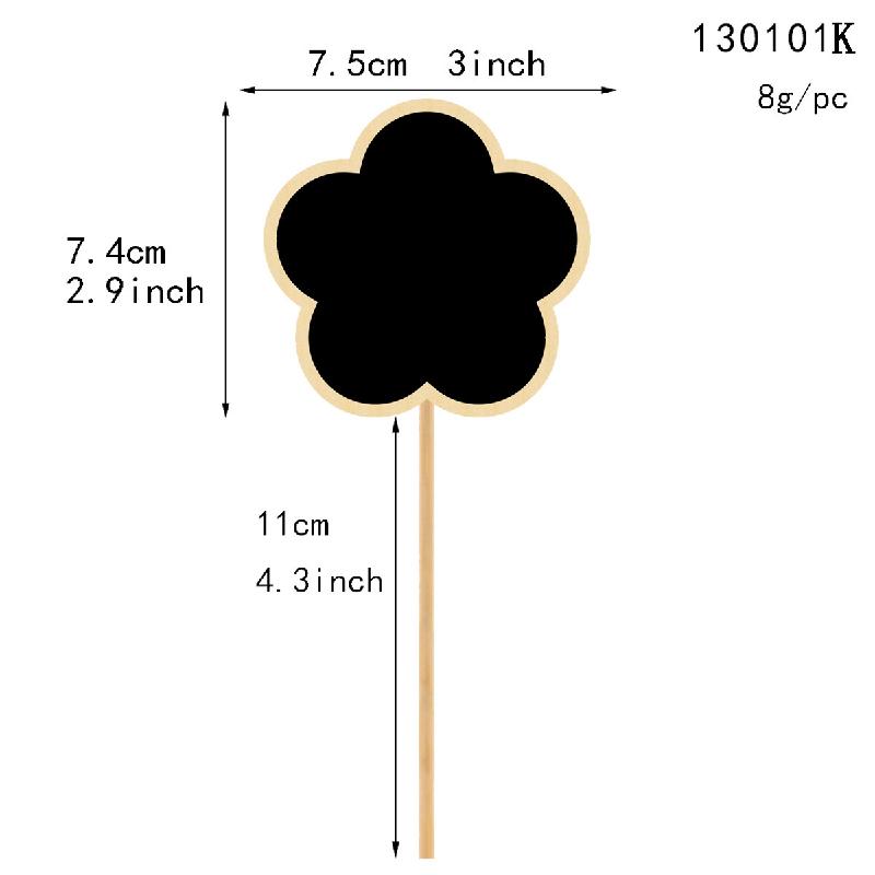 Bảng ghi chú mini gỗ trang trí hoa tiểu cảnh (TBS-21)