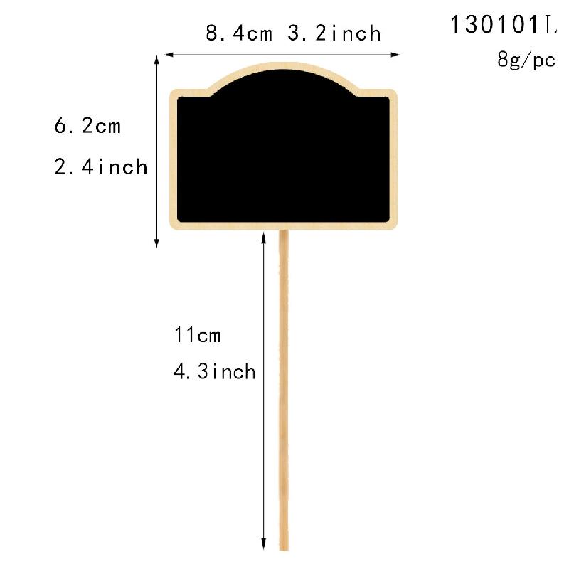 Bảng ghi chú mini gỗ trang trí hoa tiểu cảnh (TBS-21)