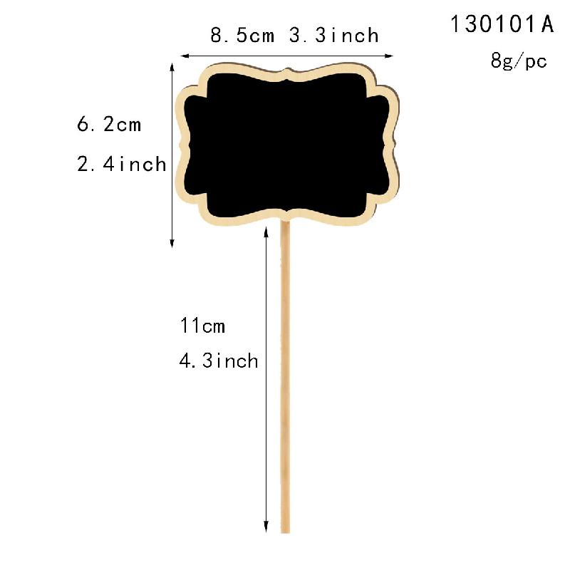 Bảng ghi chú mini gỗ trang trí hoa tiểu cảnh (TBS-21)