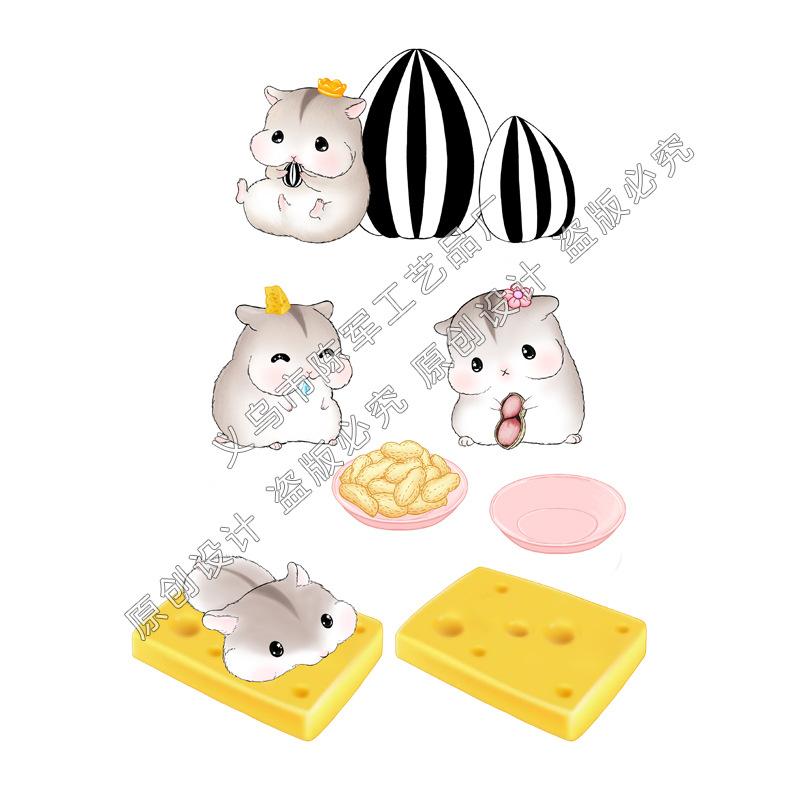 Chuột hamster ăn vặt mini tiểu cảnh trang trí cây (TZC-751)