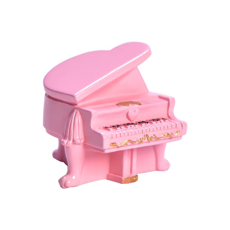 Tiểu cảnh nhạc cụ: piano, guitar, đàn tỳ bà, trang trí mini (TZC-171)