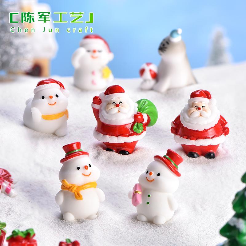 Tiểu cảnh người tuyết, ông già Noel và hải cẩu dễ thương (TZC-84)