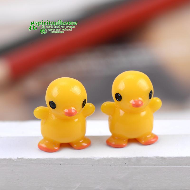 Tiểu cảnh vịt đứng mini resin trang trí chậu cây DIY (TZC-897)