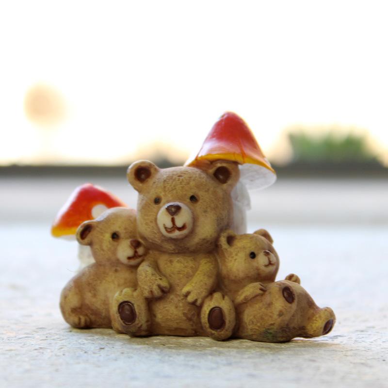 Chậu cây mọng nước động vật đồng quê resin phong cách Zakka, phụ kiện tiểu cảnh và trang trí (RG-286)