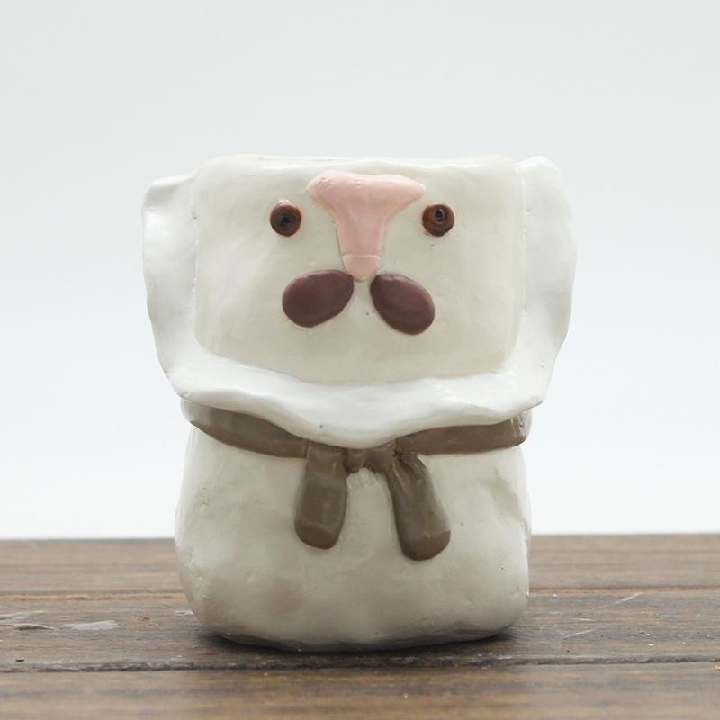Chậu cây mọng nước hình túi lưới biển resin, chậu mini trang trí văn phòng và tiểu cảnh (RG-125)