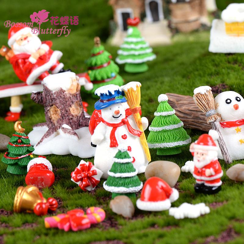 Tiểu cảnh ông già Noel Bắc Âu ngắm sao trang trí nhà (TZC-882)