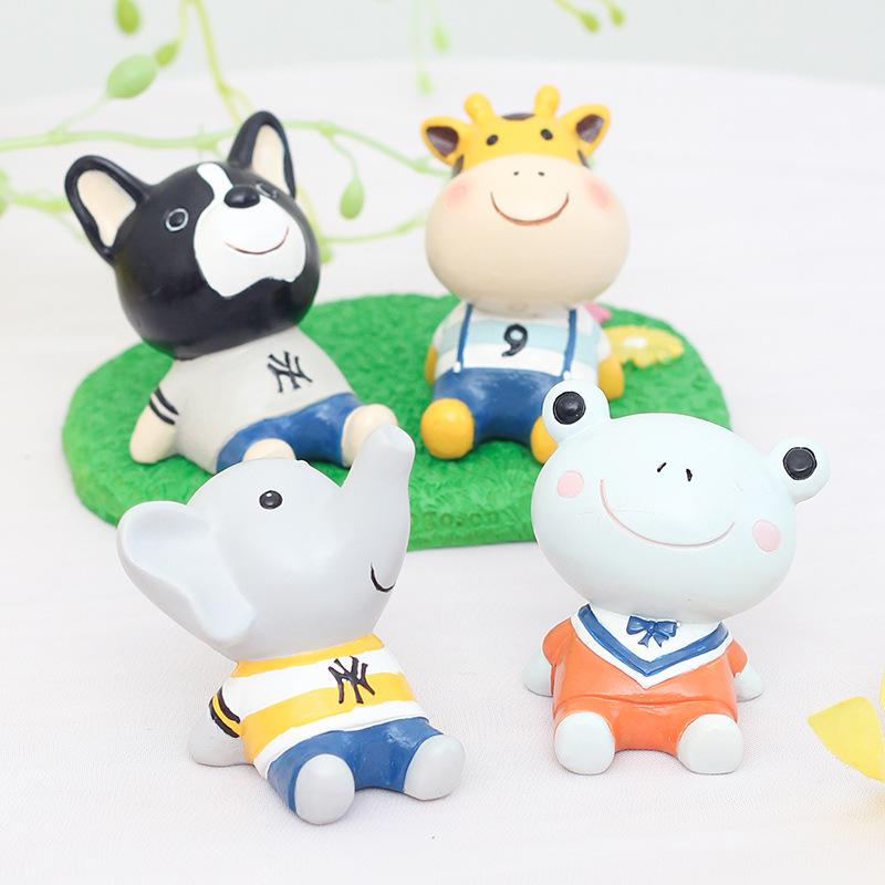 Tượng resin ngắm cảnh phong cách Zakka, phụ kiện trang trí bánh kem, xe hơi, sinh nhật và bàn làm việc (RG-272)