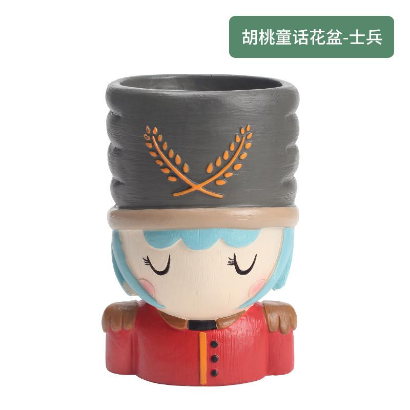 Chậu cây mọng nước cổ tích resin phong cách châu Âu, chậu mini hoạt hình, trang trí nhà (RG-270)