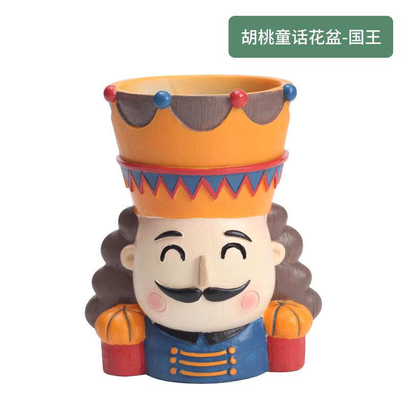 Chậu cây mọng nước cổ tích resin phong cách châu Âu, chậu mini hoạt hình, trang trí nhà (RG-270)