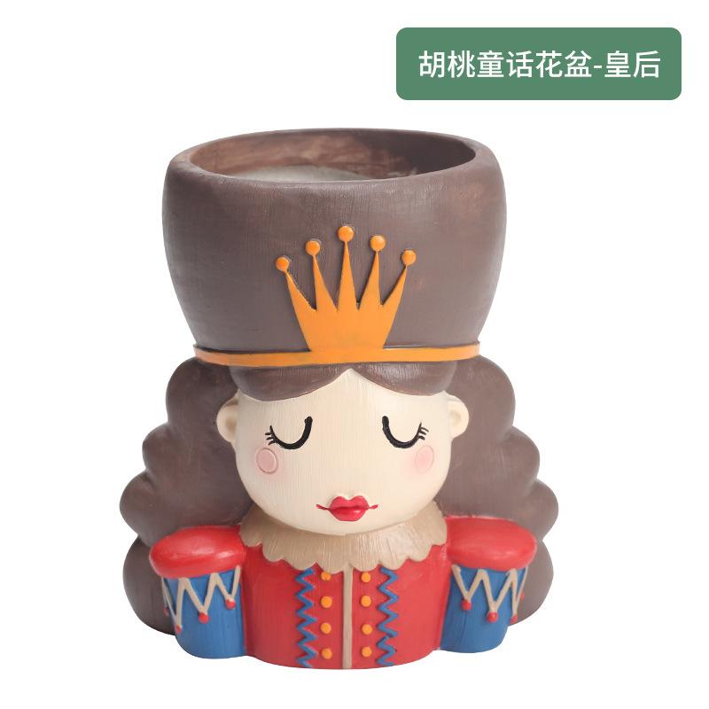 Chậu cây mọng nước cổ tích resin phong cách châu Âu, chậu mini hoạt hình, trang trí nhà (RG-270)