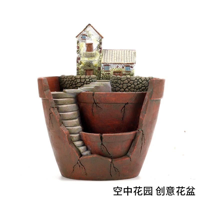 Chậu cây mọng nước treo phong cách Bắc Âu, chậu mini trang trí văn phòng, tiểu cảnh cây xanh (RG-62)
