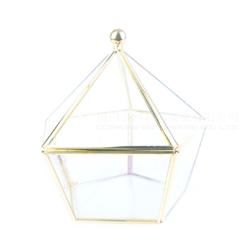 Hộp kính hoa bất tử, hộp trang sức 5 mặt (DG-179)