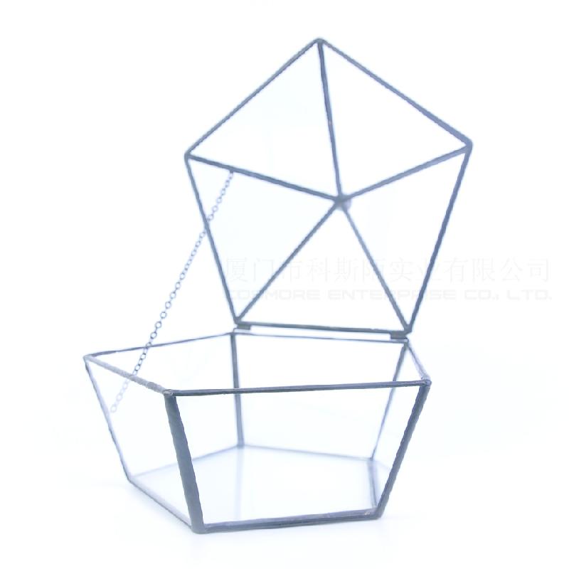 Hộp kính hoa bất tử mini, hộp quà sinh nhật (DG-174)