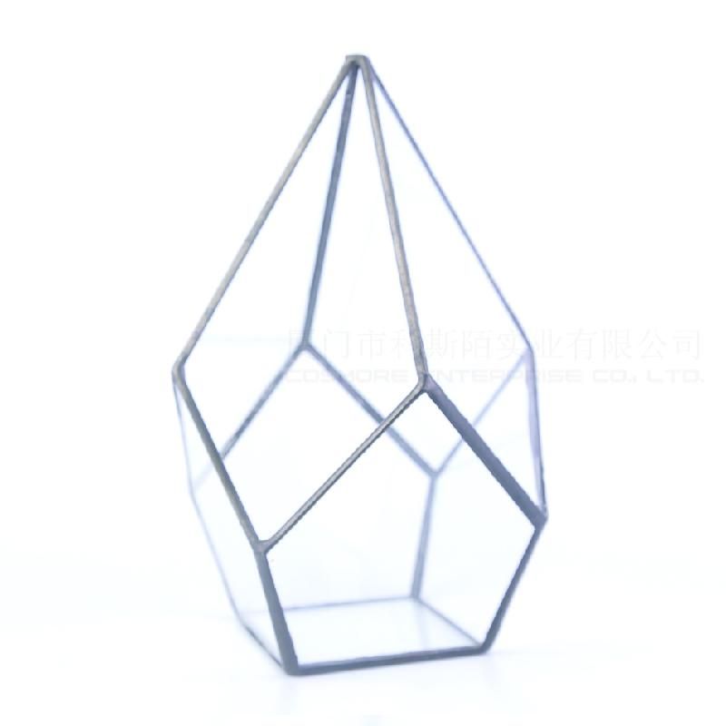 Bình hoa kính trong suốt đa năng, chậu sen đá, tiểu cảnh mini (DG-50)