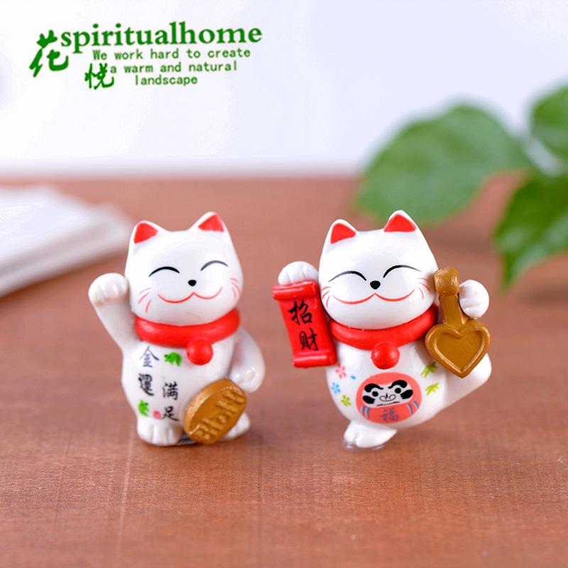 Mèo mini trang trí bánh sinh nhật, xe hơi dễ thương (TZC-634)