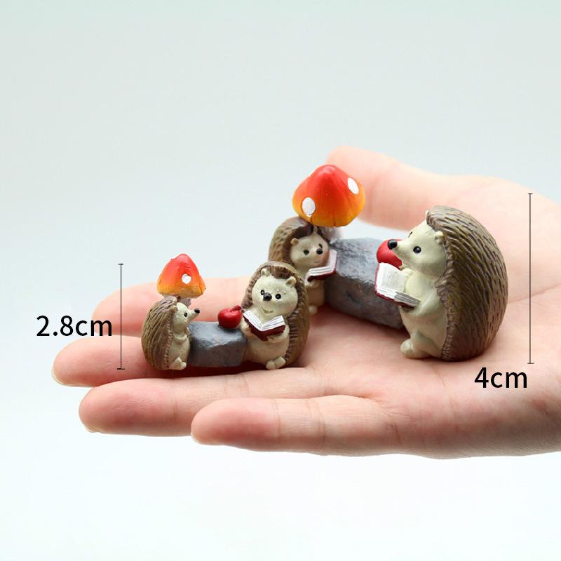 Chậu cây mọng nước động vật đồng quê resin phong cách Zakka, phụ kiện tiểu cảnh và trang trí (RG-286)
