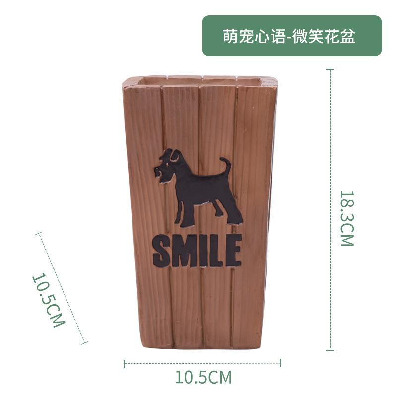 Chậu cây resin hình vuông cỡ lớn, chậu cây trang trí khách sạn, văn phòng và sân vườn (RG-276)