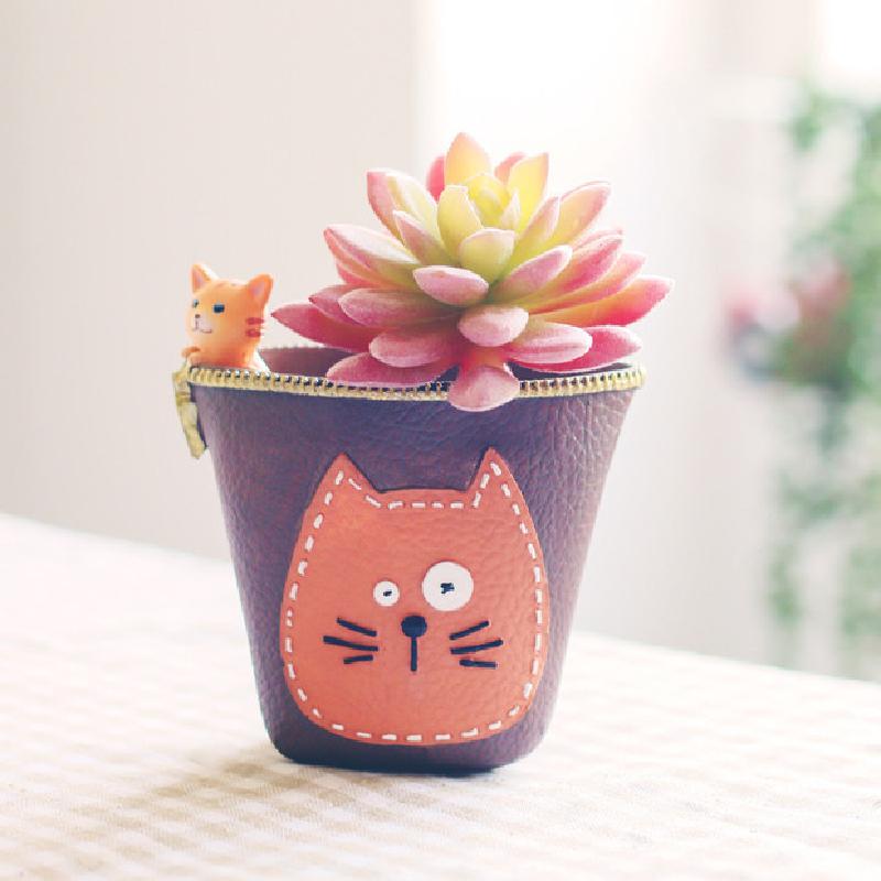 Chậu cây mọng nước hình túi tiền resin, chậu mini trang trí bàn, cây xanh và tiểu cảnh (RG-147)