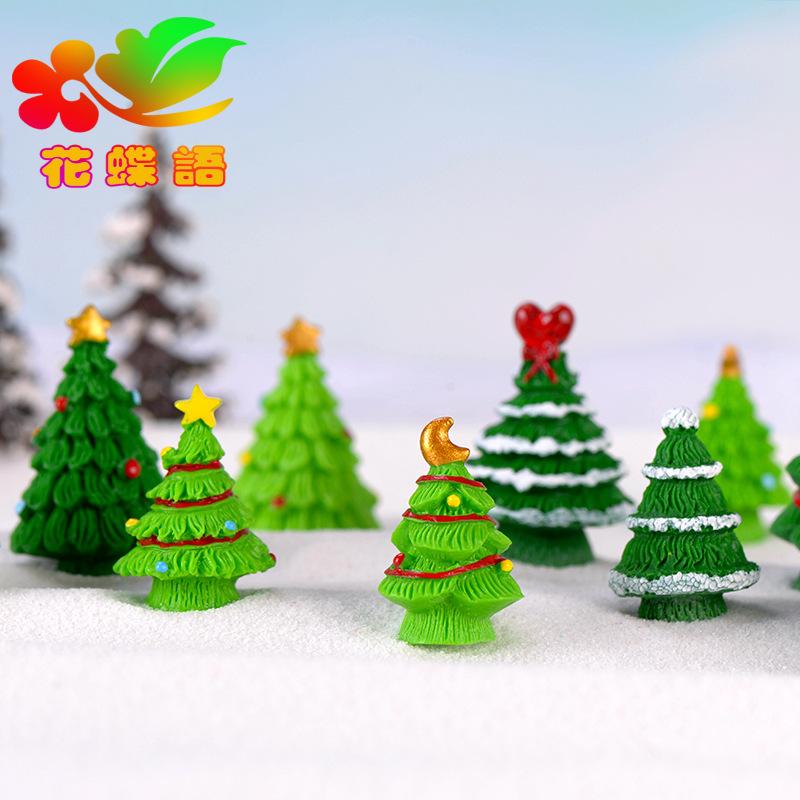 Tiểu cảnh cây thông Noel, trang trí nhà dễ thương mini (TZC-119)