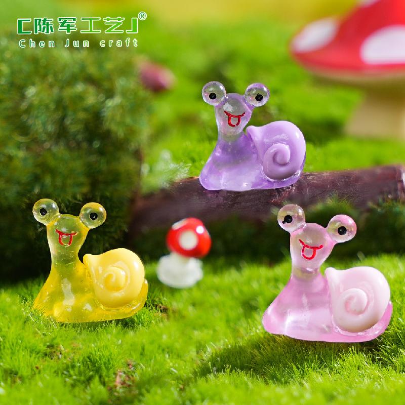 Ốc sên phát sáng – Mô hình ốc dạ quang, trang trí tiểu cảnh (M-909)