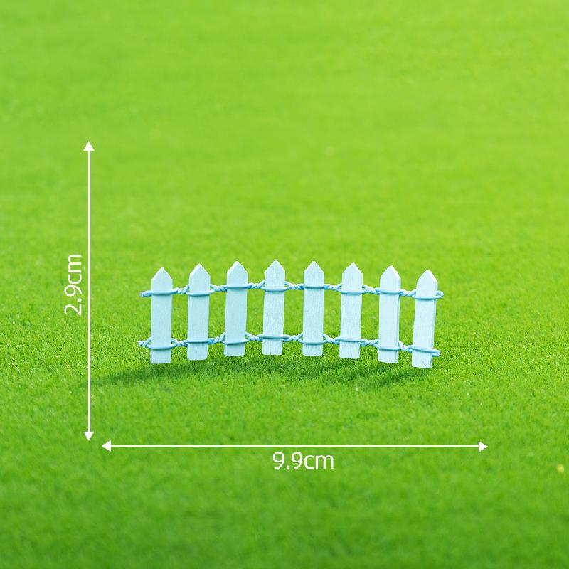 Hàng rào gỗ trắng mini, phụ kiện trang trí DIY tiểu cảnh (ZC-19)