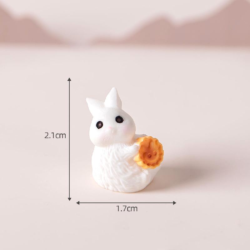 Số: 3 thỏ ngồi ôm bánh trung thu