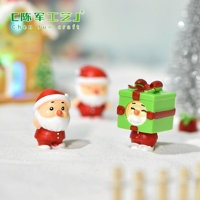 Tiểu cảnh Noel: người tuyết và táo bình an mini DIY (TZC-1050)