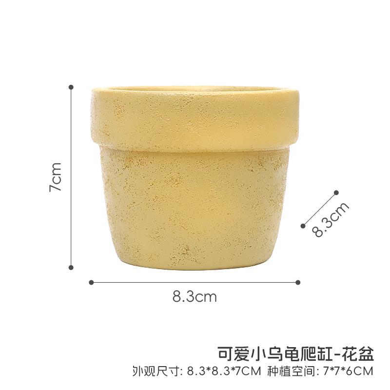 Móc trang trí rùa nhỏ resin, phụ kiện tiểu cảnh hồ cá, chậu cây và trang trí sân vườn (RG-105)
