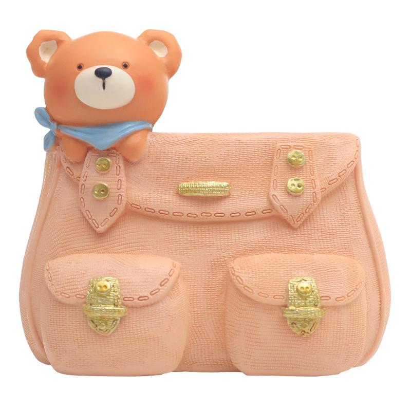 Chậu cây resin hình balo, chậu mọng nước mini, trang trí bàn làm việc văn phòng (RG-35)