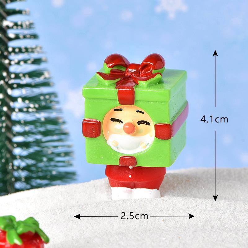 Tiểu cảnh Noel: người tuyết và táo bình an mini DIY (TZC-1050)