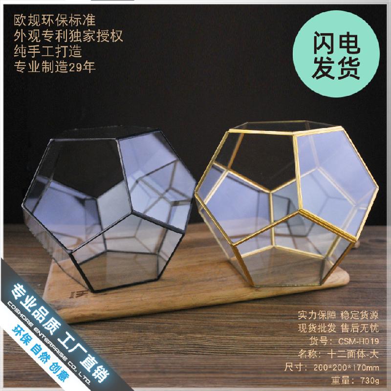 Nhà kính 12 mặt lớn, bể rêu cảnh mini (DG-54)