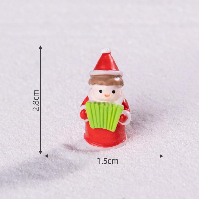 Tiểu cảnh dàn đồng ca Noel, trang trí tuyết mini DIY (TZC-411)