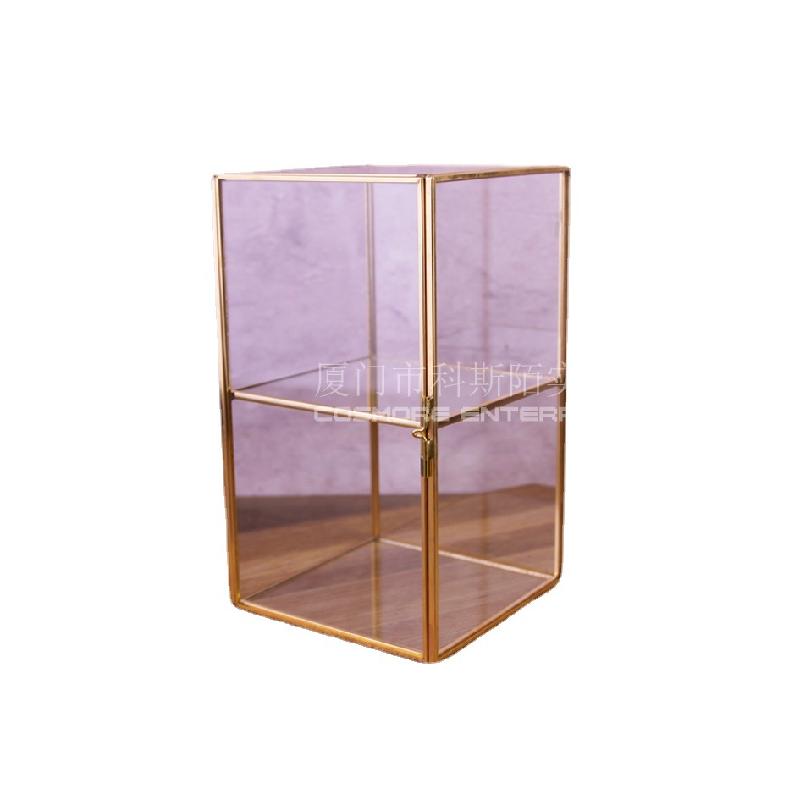 Hộp kính chữ nhật 2 tầng đựng đồ (DG-145)