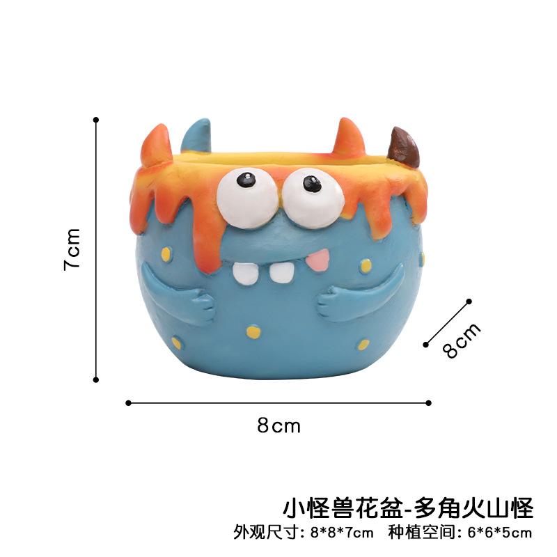 Chậu cây mọng nước hình phố nhỏ và cửa hàng động vật resin, chậu mini tiểu cảnh, trang trí nhà (RG-188)