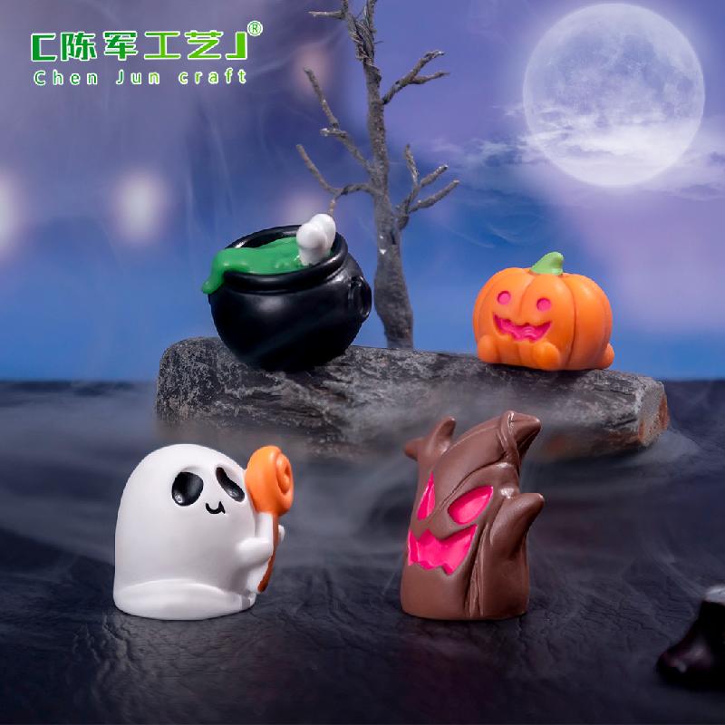 Tiểu cảnh Halloween, ma và xác sống, trang trí mini DIY (TZC-269)