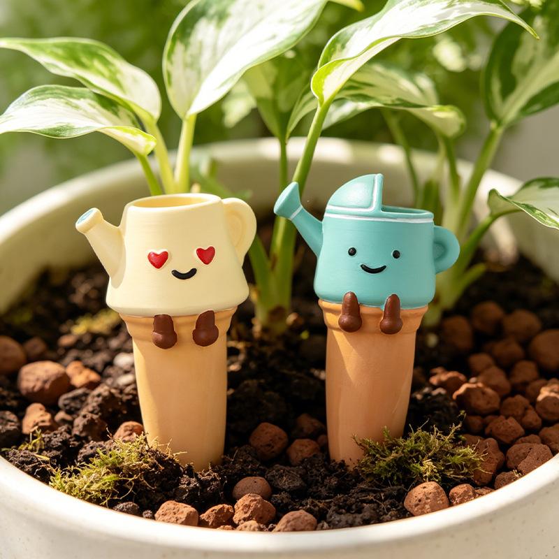 Dụng cụ tưới cây tự động bằng đất nung, bình thấm nước nhỏ giọt, tưới cây ban công sân vườn (RG-103)