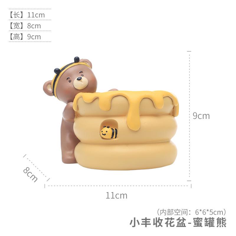 Chậu cây mọng nước hình mùa thu hoạch resin, chậu mini trang trí nhà, bàn làm việc và tiểu cảnh (RG-81)