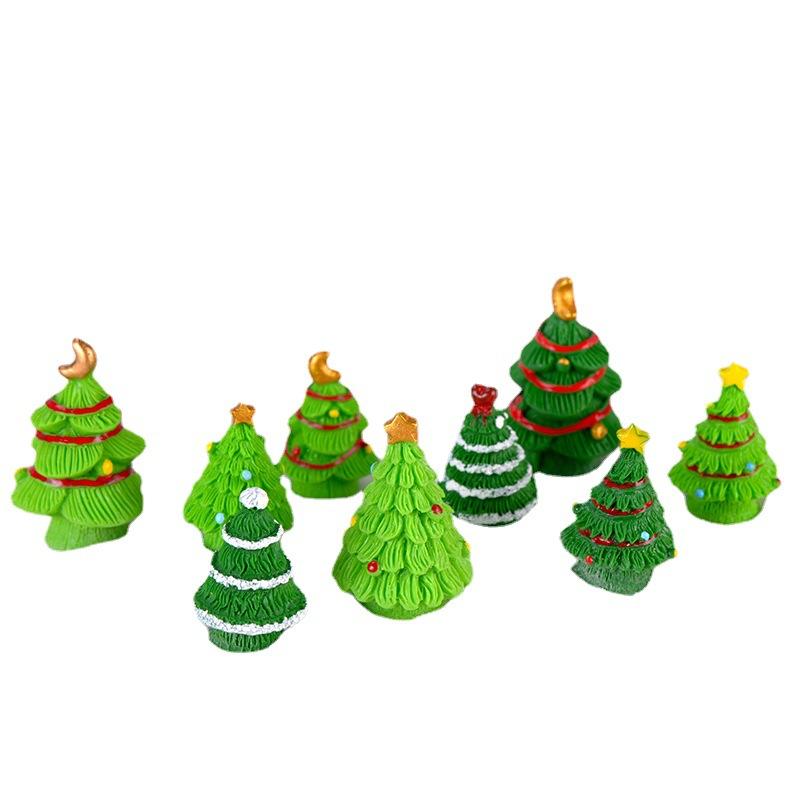 Tiểu cảnh cây thông Noel, trang trí nhà dễ thương mini (TZC-119)