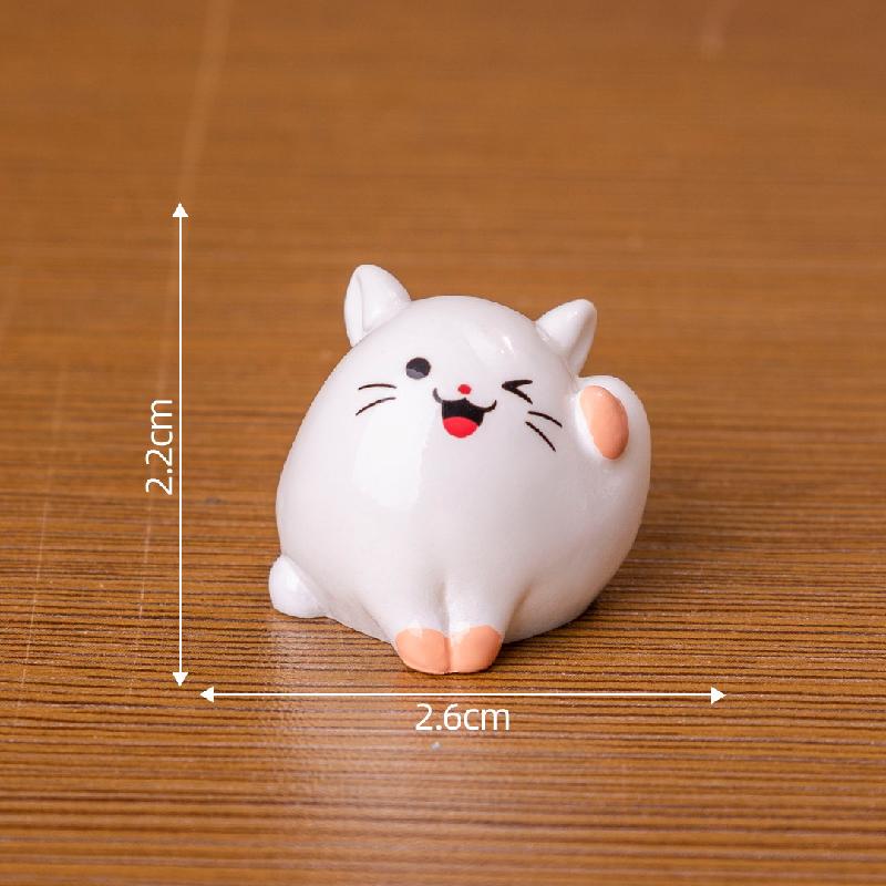 Tiểu cảnh chuột hamster tròn, phụ kiện nhà búp bê mini (TZC-273)