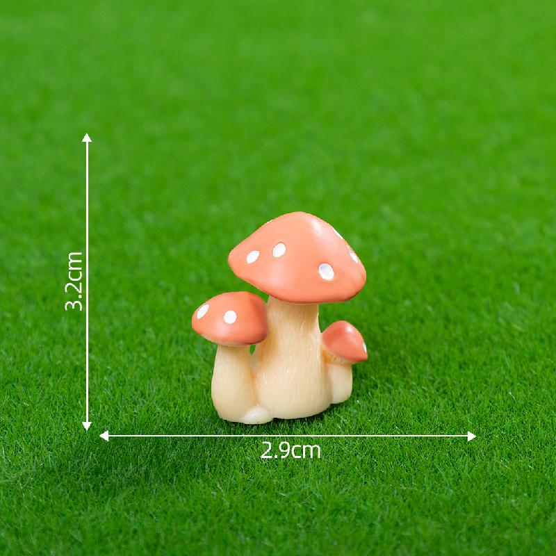Tiểu cảnh nấm nhựa, trang trí DIY mini, tiểu cảnh dễ thương (ZC-8)
